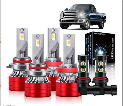 Ön faralar Headlight Set, Front Headlights - red-blade-h11-2-pcs-9005-2-pcs-lens-fog-lamp-9005-2-pcs