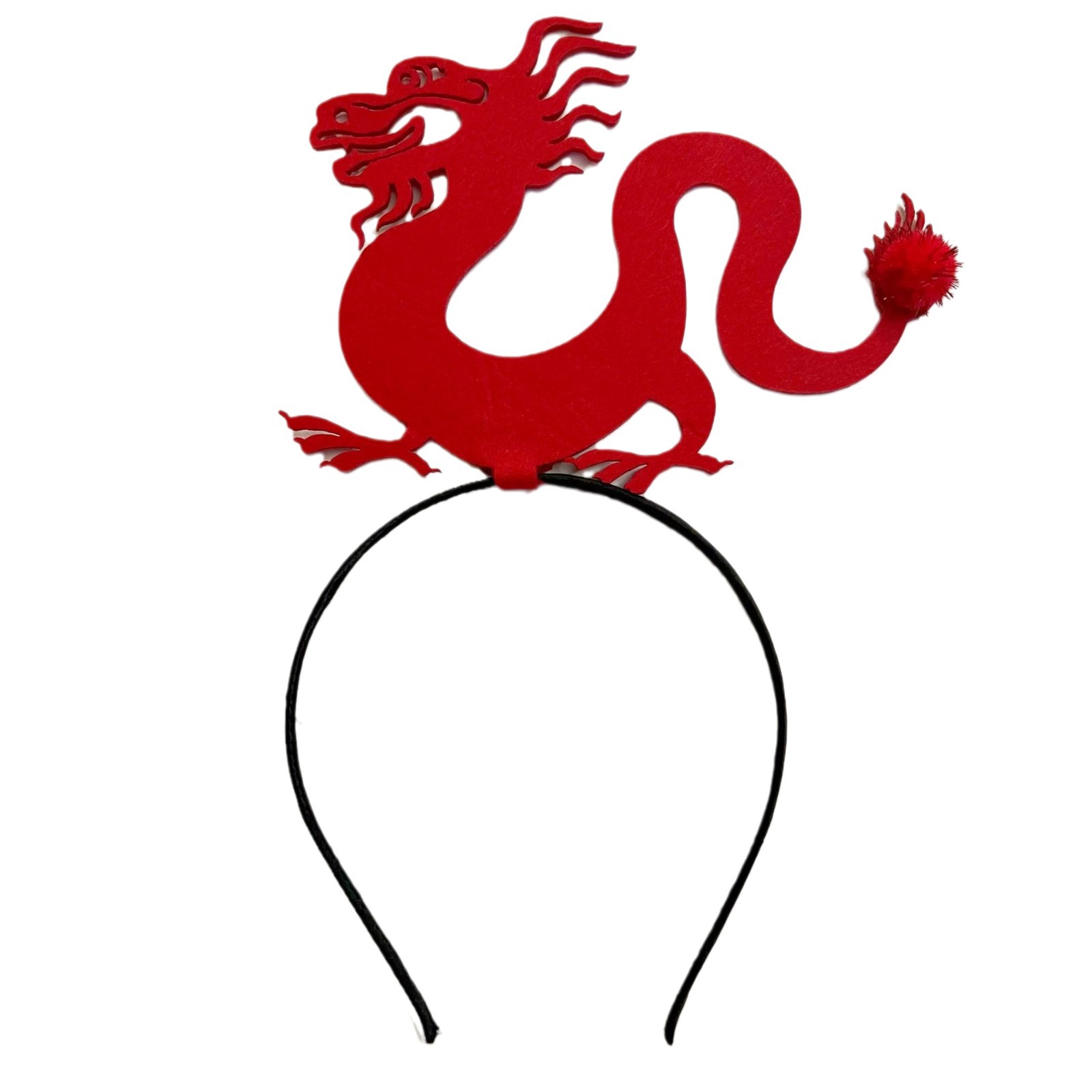 2024 FELIZ DRAGÓN AÑO diadema creativo chino headwear El rendimiento del Día de Año Nuevo vestir atmósfera accesorios empresa Reunión Anual foto