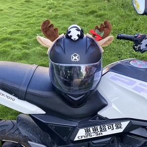 Christmas Reindeer Ears Helmet Decoration Motorcycle Helmet