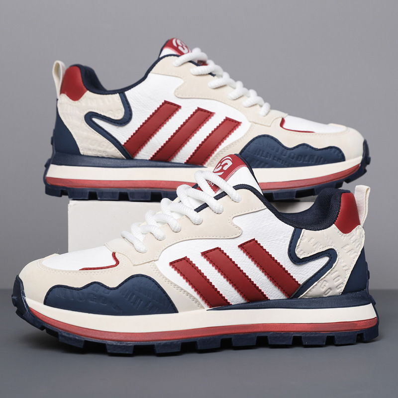 特大码男鞋秋冬款2024新款运动休闲阿甘老爹鞋男加绒跑步旅游鞋潮