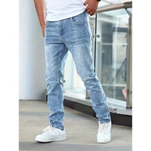 K 43432 Men's Stretch Slim Jeans ��ʿţ��ѝ �W���羳���R