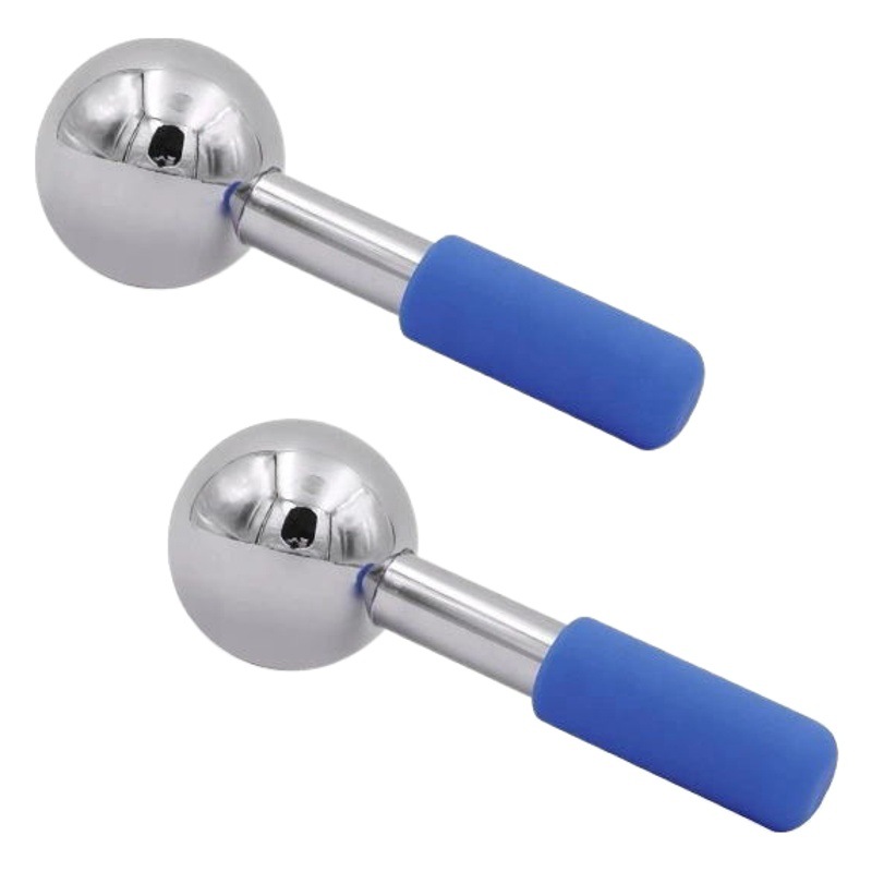 Palillo del masaje del acero inoxidable, massager facial, hockey sobre hielo del masaje, Bola del masaje, instrumento del masaje