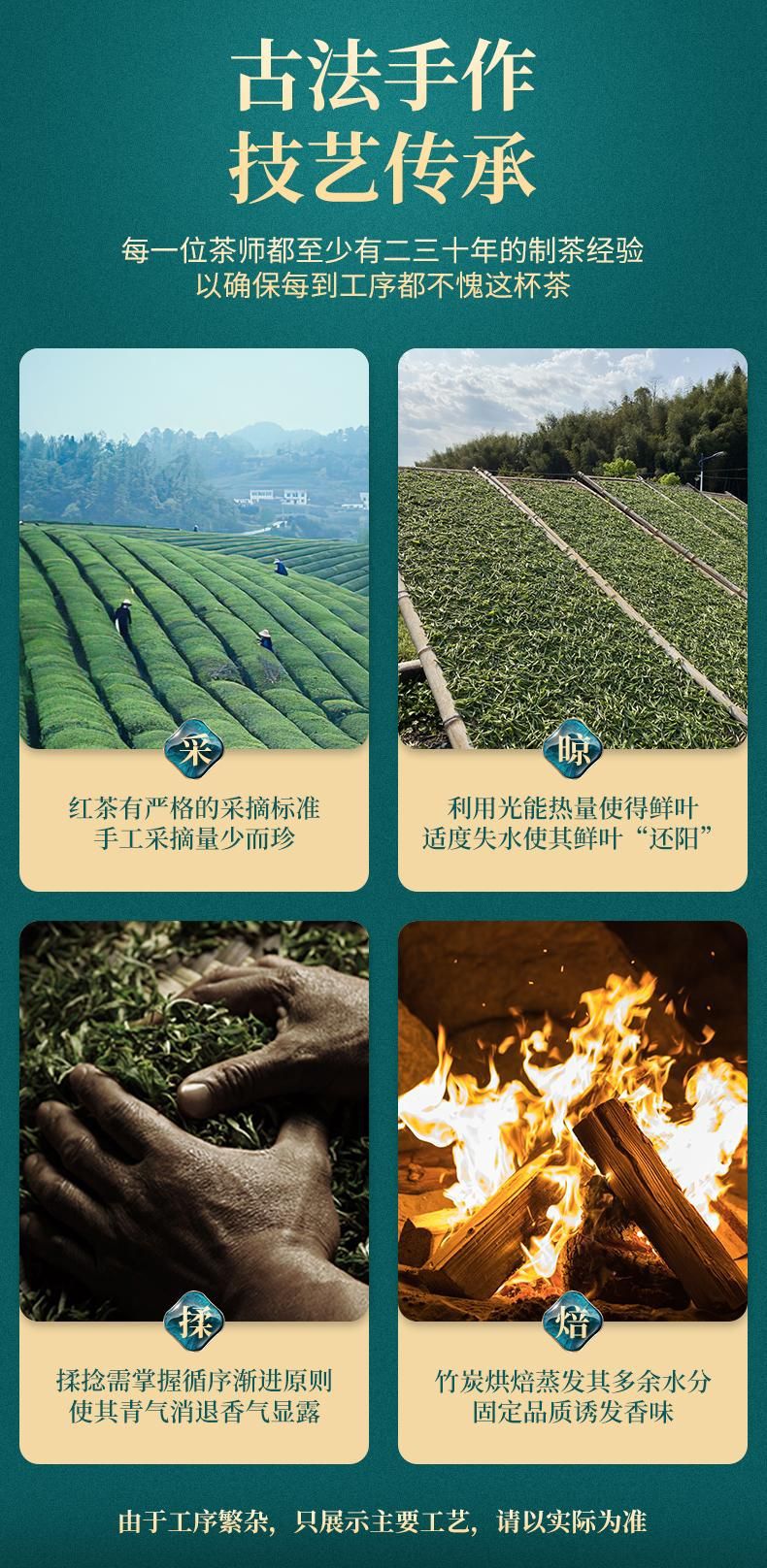 Fengqing Dianhong, Jin Jun Mei & Lapsang Souchong Black Tea Trio — 260g Wuyi & Yunnan Loose Leaf Set key features
