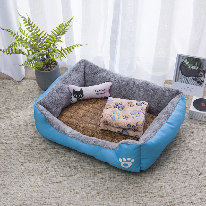 Cama de Algodón para Mascotas de Algodón PP Color Caramelo para Perros Pequeños y Medianos y Gatos image 11