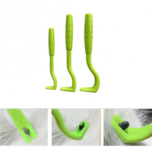 Factory direct selling pet flea clip, flea clip, two-tooth dewormer, deworming comb, flea comb, flea hook