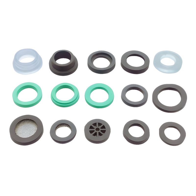 4 points 6 points net mouth sharp mouth shower hose inlet pipe sealing ring gasket silicone rubber skin gasket filter net