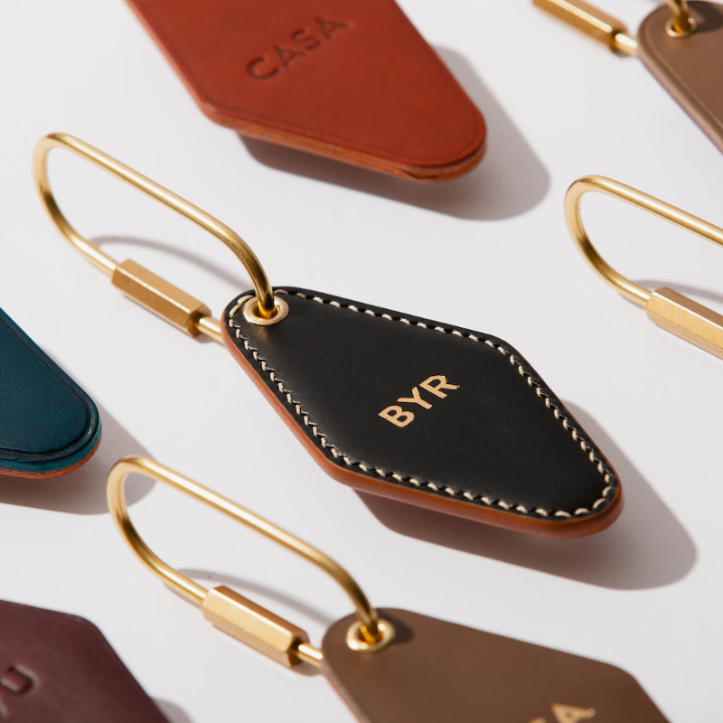 in stock Diamond Keychain Retro Hotel Motel Key Tag Leather Double Sided Oval Key Ring in stock Diamond Keychain Retro Hotel Motel Key Tag Leather Double Sided Oval Key Ring