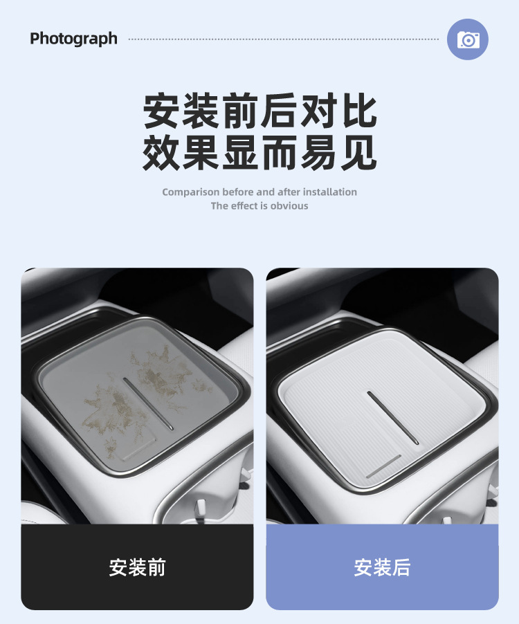 Suitable for 26 models of Xpeng MONA L03, wireless charging silicone pad, center console protection, anti-slip mat, car-specific accessories for modification