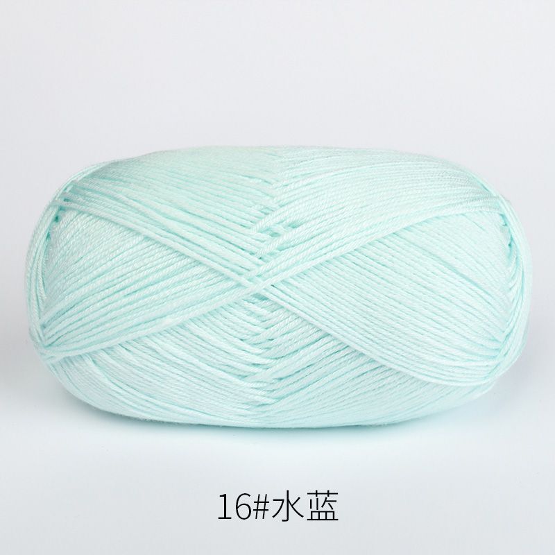 16 아쿠아 블루*32S*라이트 러쉬*6*코튼 클리어