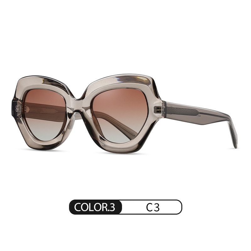 Spot al por mayor gafas de sol de hoja S26121 gafas de sol polarizadas retro clásicas gafas de sol de conducción al aire libre