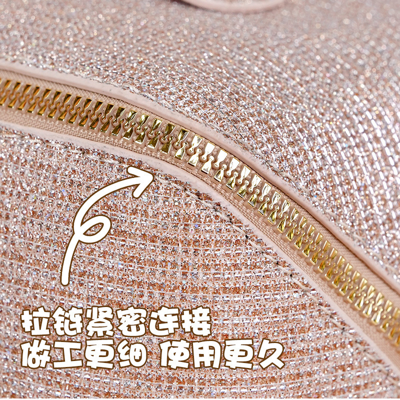跨境化妆包新款ins大容量便携手提旅行化妆品收纳包高级感洗漱包|undefined