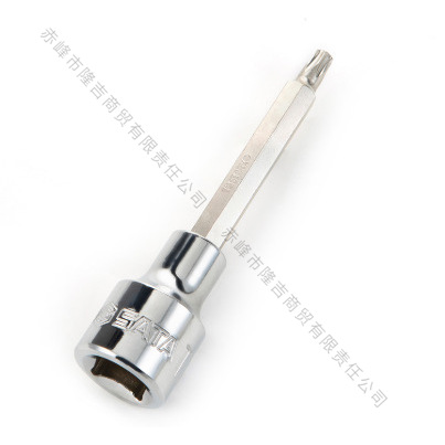 SATA/世达 12.5mm系列100mm长花形旋具套筒 25101-25109