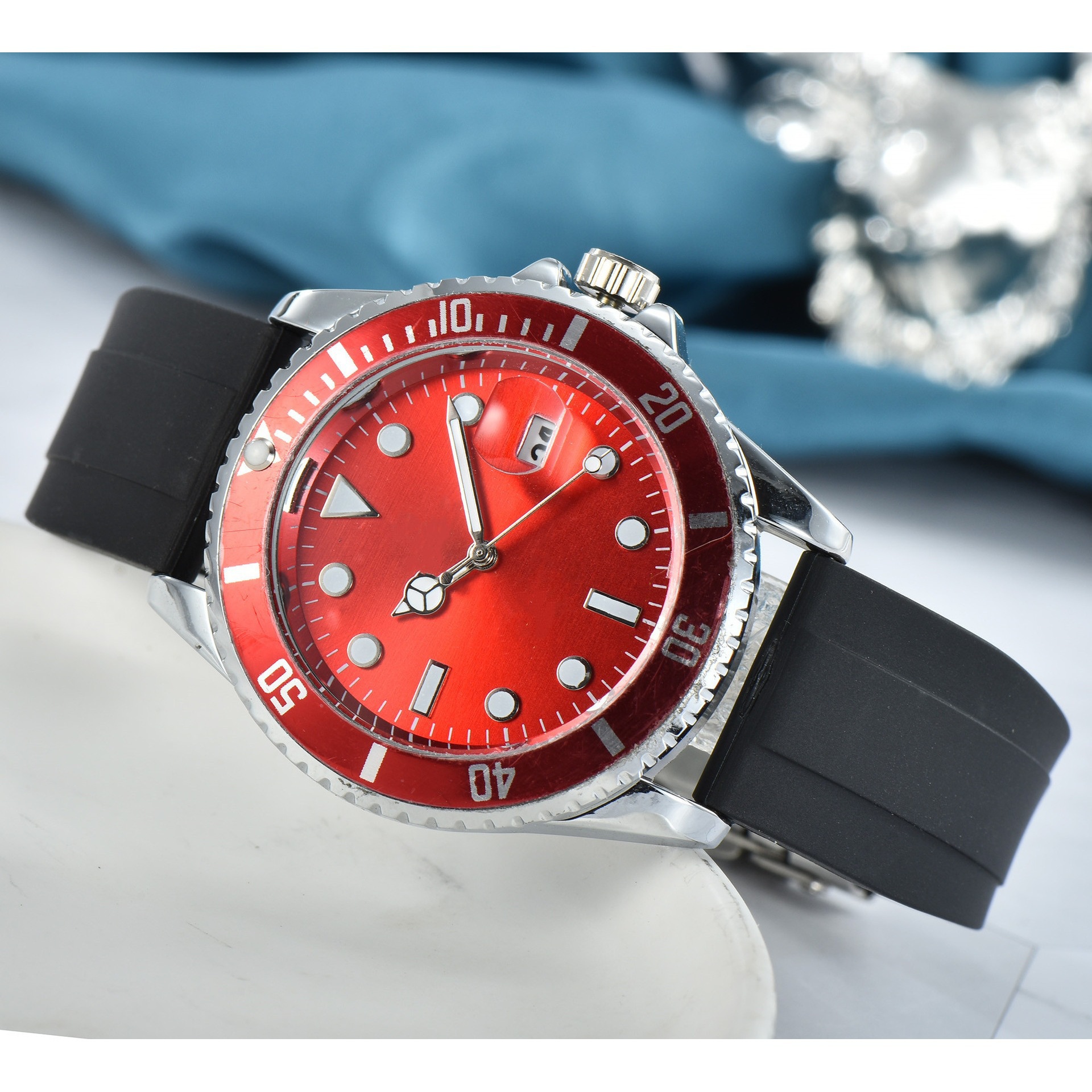 Factory direct cross-border labor brand luxury watch water ghost tape men's quartz watch wholesale