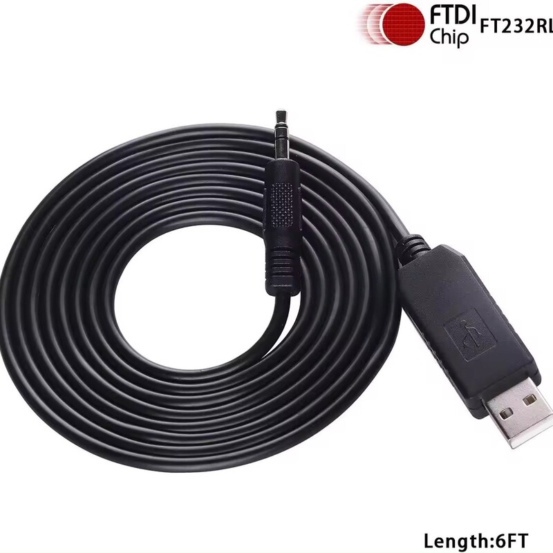 TTL-232R-AJ USB to TTL serial cable (5.0V)3.5mm audio jack -1.8 m