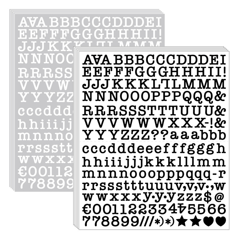 0.5inch Retro Letter Stickers Suitable for Scrapbooking Crafts DIY Typewriter Style Letter Stickers 0.5inch Retro Letter Stickers Suitable for Scrapbooking Crafts DIY Typewriter Style Letter Stickers