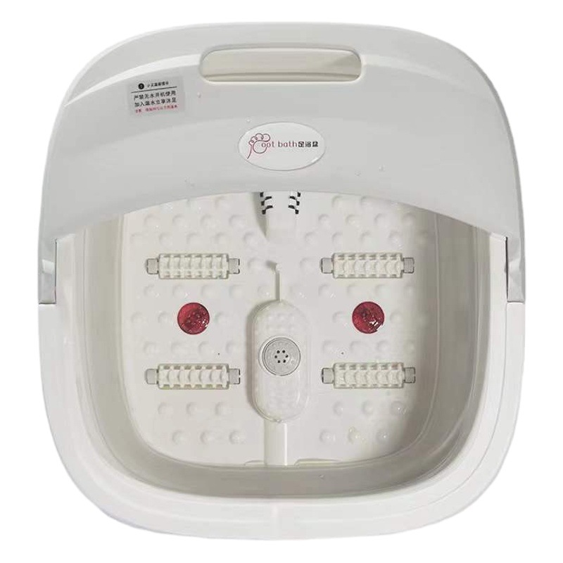 Control remoto inalámbrico bañera de pies plegable de temperatura constante Cubo de baño de pies masaje de burbujas eléctrico Calefacción Automática Cubo de baño de pies