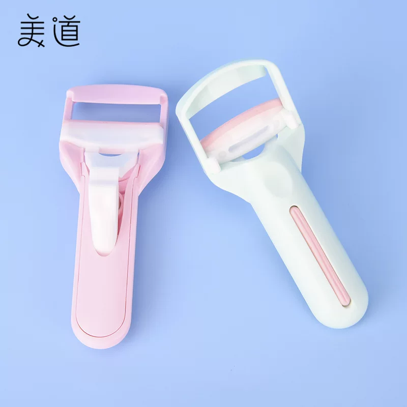 Plastic curling handheld eyelash curler for eyelids for eyelashes