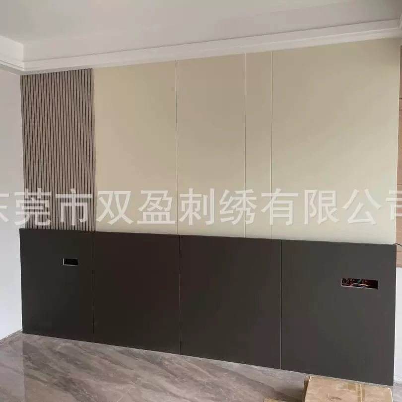 硬包背景墙卧室客厅沙发电视现代轻奢床头装饰简约软包酒店护墙板