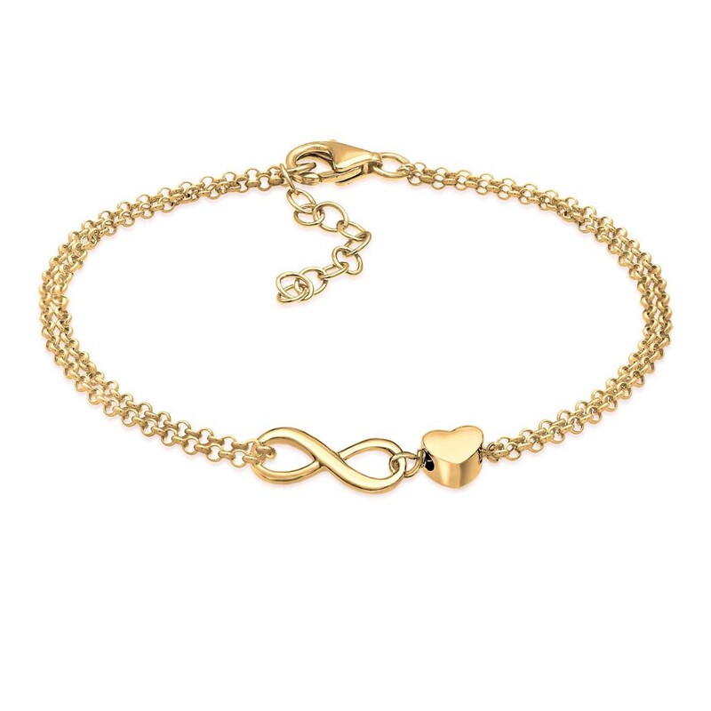 Stainless Steel Infinity Symbol Bracelet Holiday Gift Adjustable Lobster Clasp Gold Infinity Symbol Heart Bracelet Stainless Steel Infinity Symbol Bracelet Holiday Gift Adjustable Lobster Clasp Gold Infinity Symbol Heart Bracelet