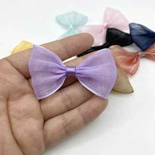 纱带大蝴蝶结儿童发饰服饰辅料 手作diy 玩具玩偶宠物装饰蝴蝶结
