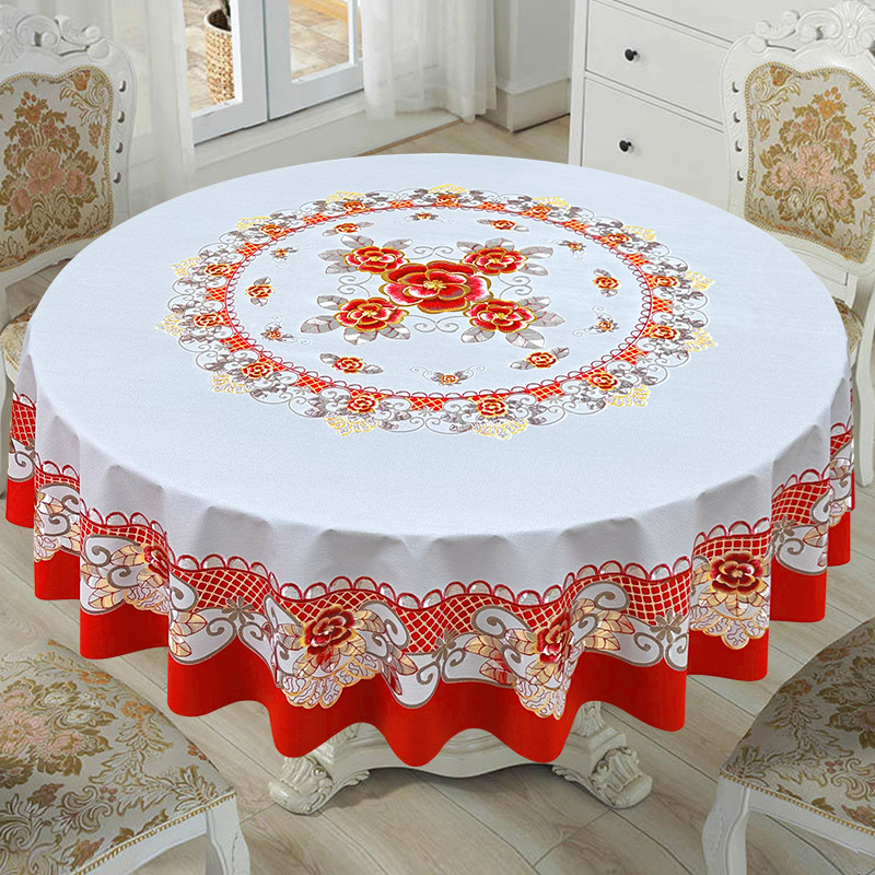 흰색과 빨간색 원형 180CM