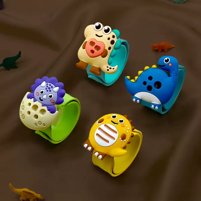 热销卡通动物精油手环儿童宝宝户外家用香薰香氛神器手表工厂批发