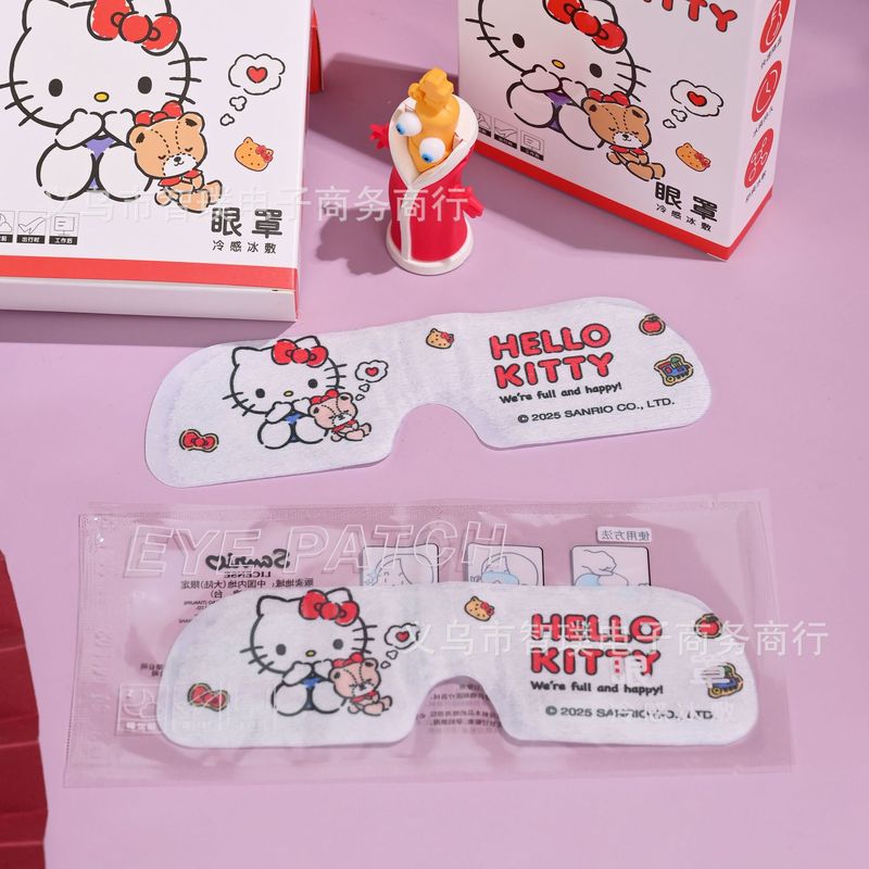 キティアイスアイマスク 6枚入 夏用 目の疲れを和らげるアイマスク 正規認定メーカー卸売 ライブ工場|undefined