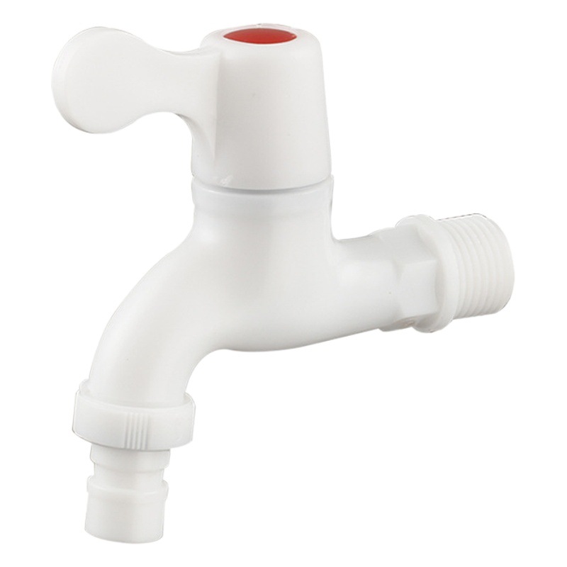 4 points plastic faucet wholesale factory household outdoor balcony ordinary bathroom quick opening plastic plastic faucet