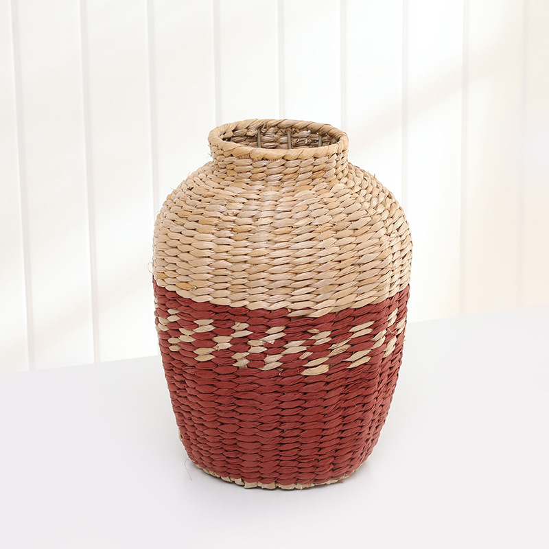 Estilo seis jarro rojo