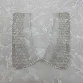 服装立体翻领假领子欧根纱蕾丝刺绣领花 女装衬衫毛衣花边辅料
