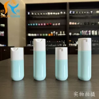 高端化妆品包装真空瓶30ml 50ml按压乳液瓶PETG塑料瓶批发护肤品