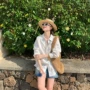 长袖夏季宽松韩版衬衫