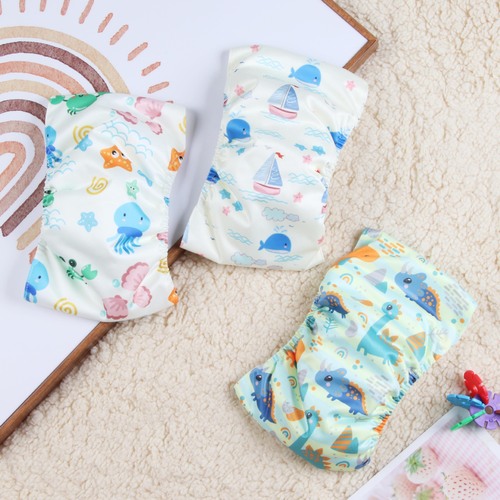 Amazon New Product Male Dog Diaper Menstrual Pants Tropical Ocean Color Shiba Inu Bichon Teddy Pet Menstrual Pants