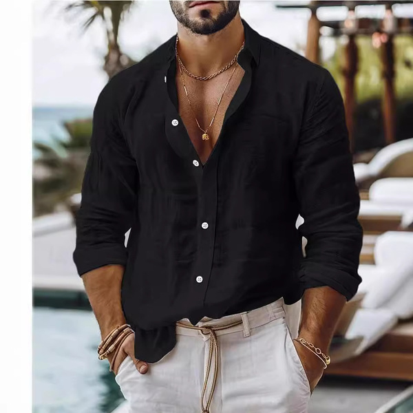 solid color shirt