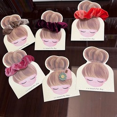 50-100 pieces of Korean cute doll cardboard handmade diy jewelry hairpins and hair rings beautifully packaged girl cards