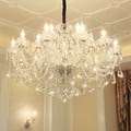 客厅水晶吊灯欧式奢华大气家用LED美式别墅大厅餐厅卧室书房灯具