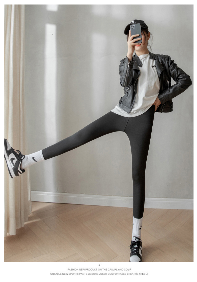 Women's Daily Casual Solid Color Ankle-length Leggings display picture 1