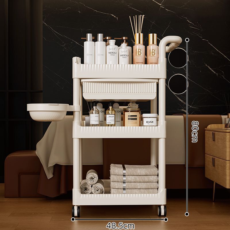 美容室小型トロリーツールカートモバイル多層トロリーカート収納ラック器具家庭用|undefined