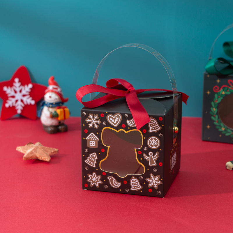 ホームチョイスクリスマス新しいアップルギフトボックス中空クリエイティブギフトボックスシュガーボックスクリスマスイブポータブルキャンディボックス|undefined