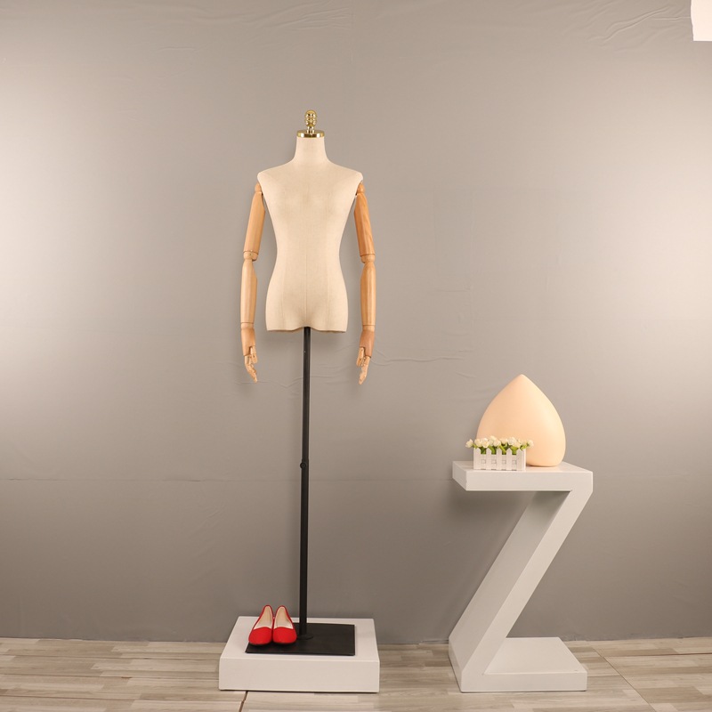 Maniquí de escaparate para tienda de ropa, maniquí femenino de medio cuerpo, maniquí de exhibición, maniquí de enseñanza, maniquí femenino para ropa, modelo de busto pequeño.