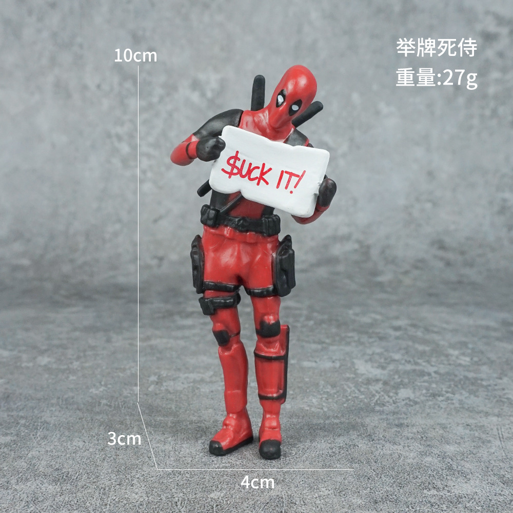 Modelo de figura de Deadpool transfronterizo