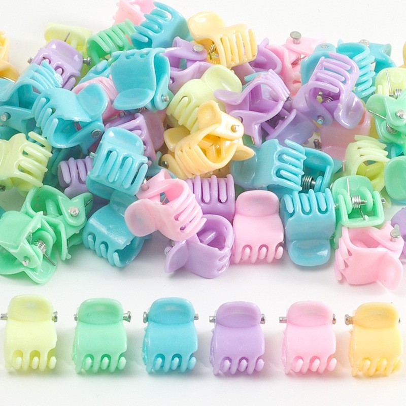 ミニの小さいつかみの四角形の髪は底をつかんでDIYの髪を挟みます。|undefined