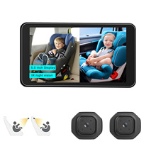 跨境车载婴儿安全监控显示器CarBabyMonitor亚马逊高清红外夜视