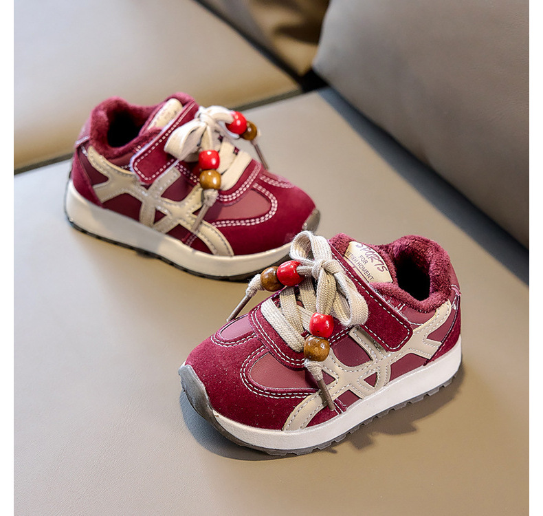 Baskets d'hiver pour enfant avec doublure polaire et semelle eva_voghion.com