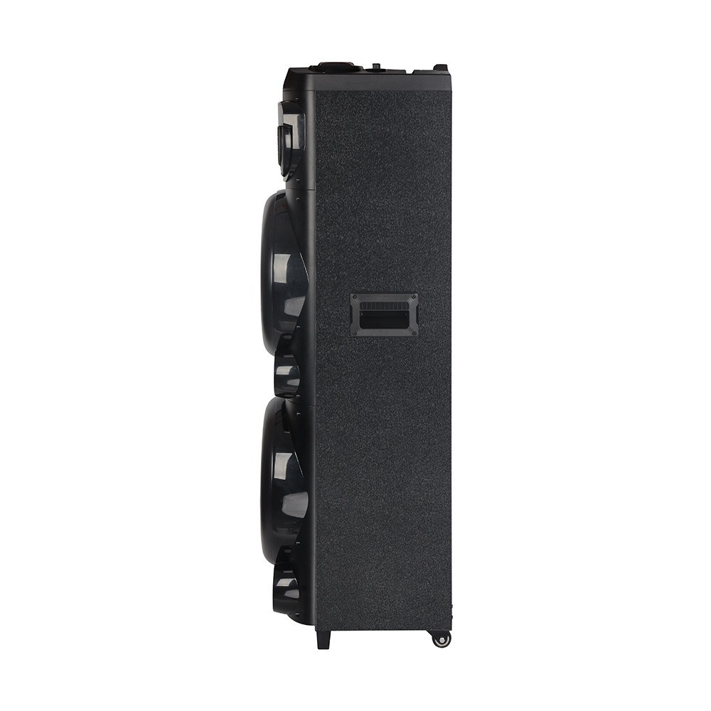 NDR - 21280 altavoz bluetooth doble 12 pulgadas altavoz micrófono inalámbrico portátil tarjeta de baile cuadrado sonido RGB luz de color