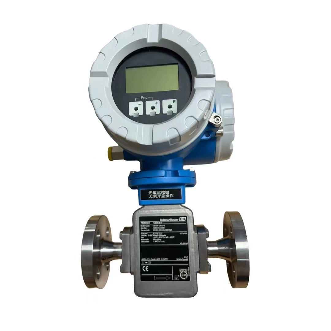 EH интеллектуальный трубопровод все в одном цифровой жидкостный электромагнитный расходомер 53H04 подходит для измерения в гигиенической промышленности