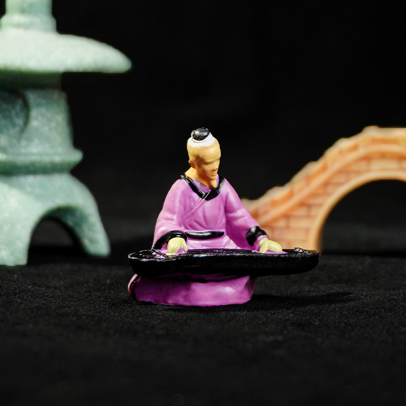 Bonsai paisajismo, poemas, adornos de personajes, piedras absorbentes, piedras de agua, decoraciones de rocalla, pequeños adornos, peceras