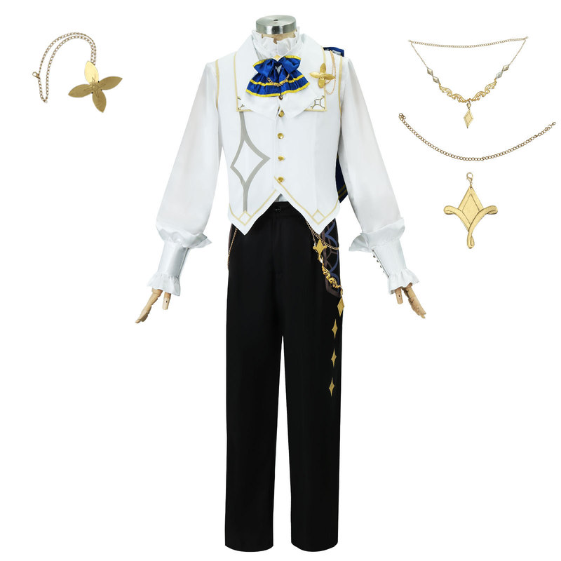 Genshin Impact Albedo Cosplay Costume Symphony Concert Anime Cosplay Costume