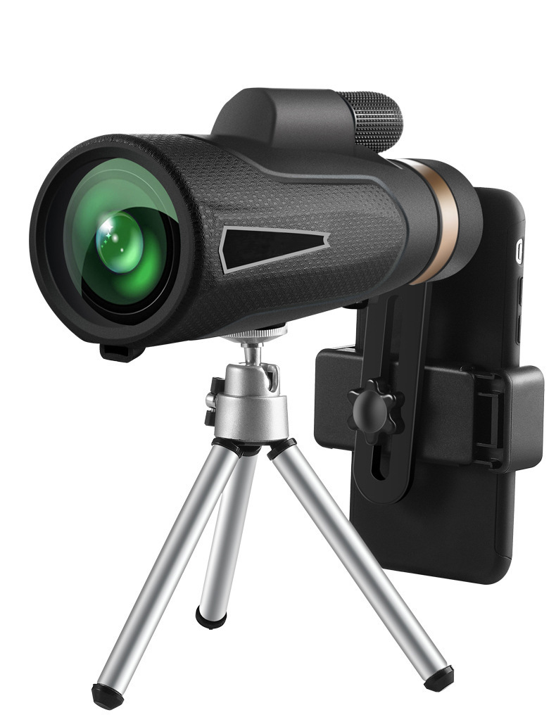 新款50口径单筒望远镜 12X50mm全光学高倍高清微光夜视望远镜