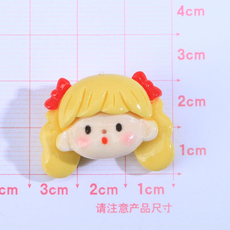 Ventas directas de fábrica nuevo brillante chica de dibujos animados accesorios de resina DIY horquilla hecha a mano accesorios para el cabello hebilla de zapato material al por mayor